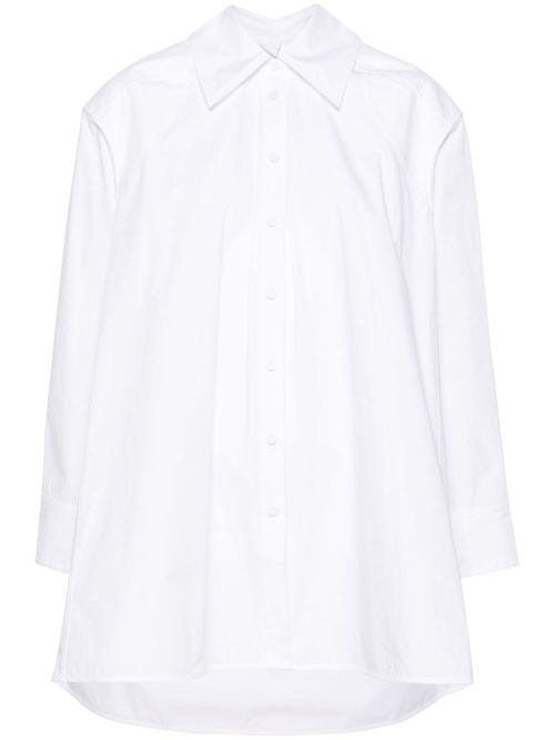 Poplin cotton shirt - White