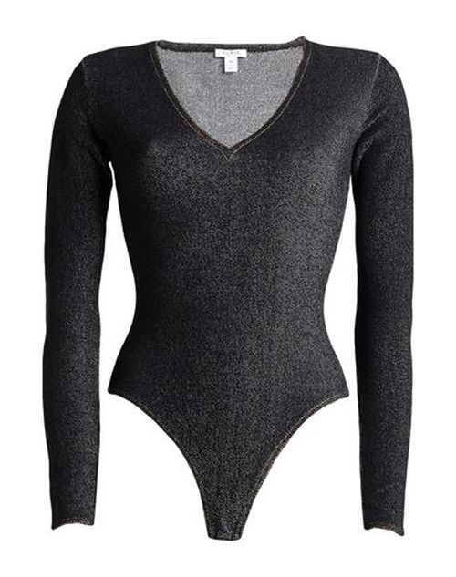 Alaïa Woman Bodysuit Black Size 8 Cotton, Polyamide, Polyurethane