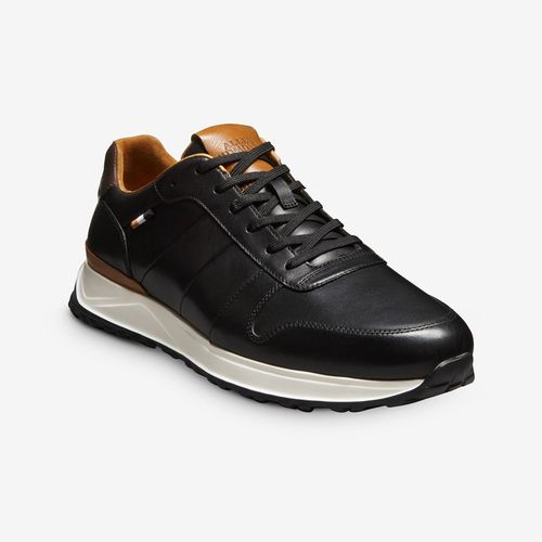 Lawson Lace-up Sneaker in Black Leather