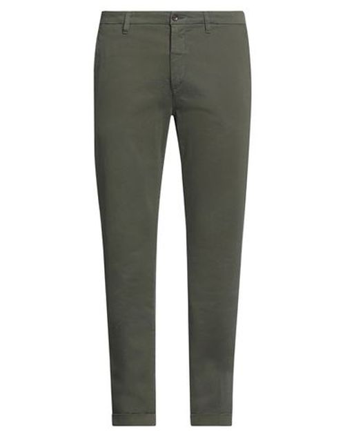 Man Pants Military green Size 28 Cotton, Elastane