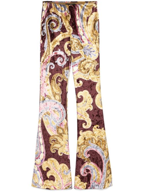 Printed trousers - Red