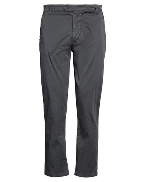 Man Pants Charcoal Size 36 Cotton, Elastane
