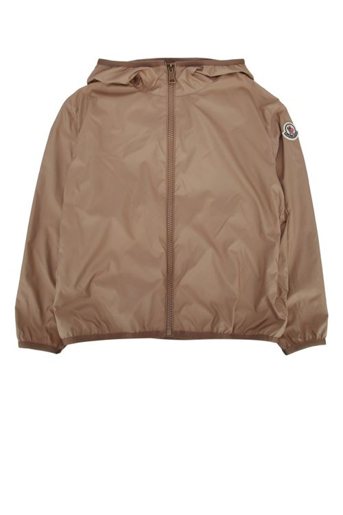 Kids Beige Hooded Jacket
