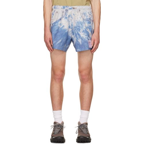 Blue PeaceShell Unlined Shorts