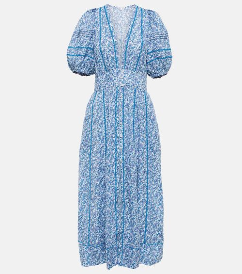 Reine floral midi dress