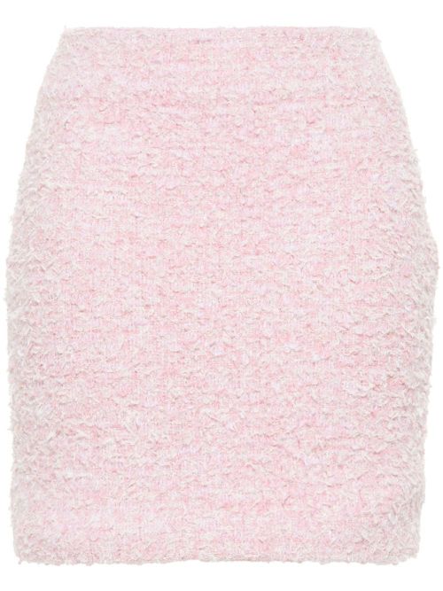 Tweed bouclé mini skirt