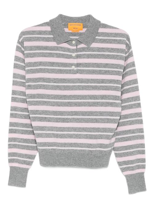 Cashmere Polo Shirt with Three-Button Closure - Size S