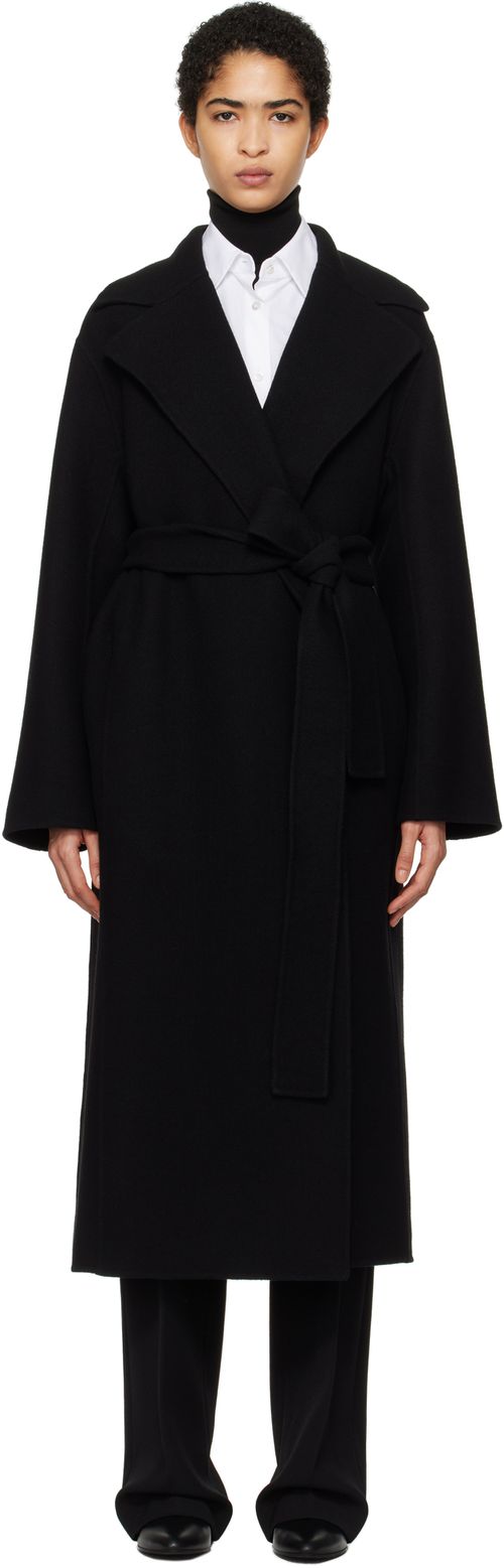 The Row Black Malika Coat