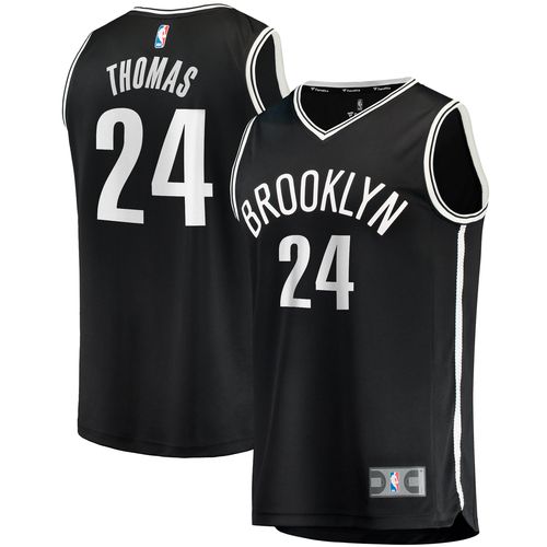 Men's Cam Thomas Black Brooklyn Nets Big & Tall Fast Break Player Jersey