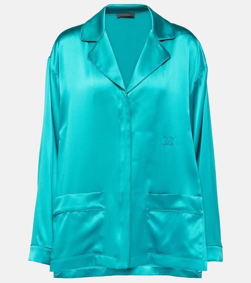 Elegante Vasaio silk pajama shirt