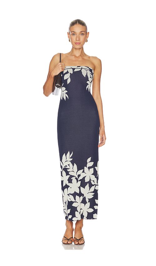 MISA Los Angeles Willow Dress in Navy. XXS. Also in XS, S, M