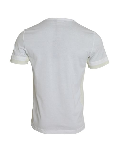 Cotton Pocket Crew Neck T-Shirt — White