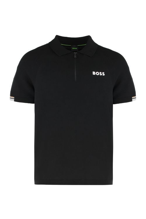 Short Sleeve Zip Polo for Men