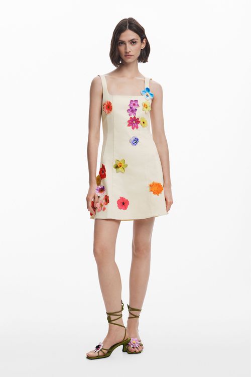 Tyler McGillivary floral panel dress