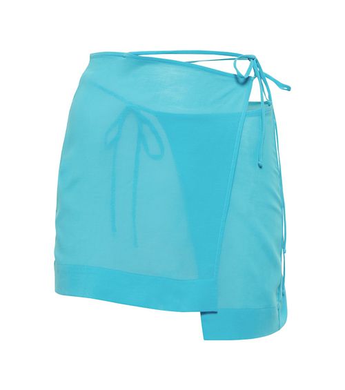 Exclusive to Mytheresa - Asymmetric wrap miniskirt