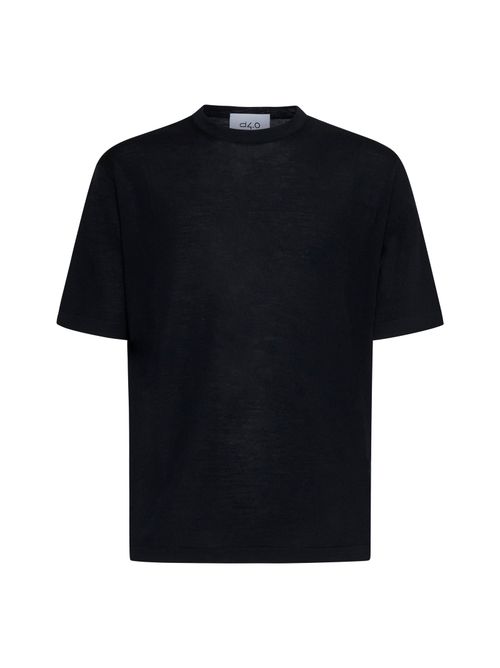 Virgin Wool T-Shirt — Black