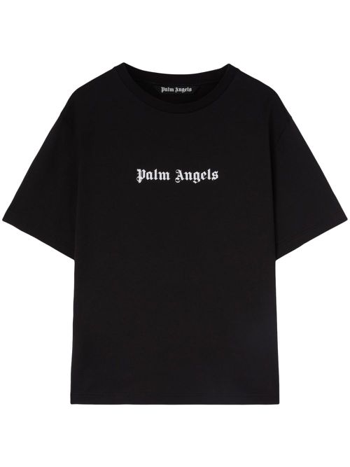 Logo-print cotton T-shirt - Black