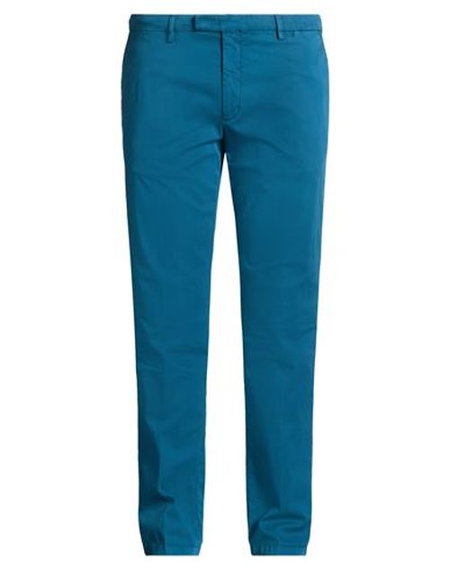 Man Pants Deep teal Size 38 Cotton, Elastane