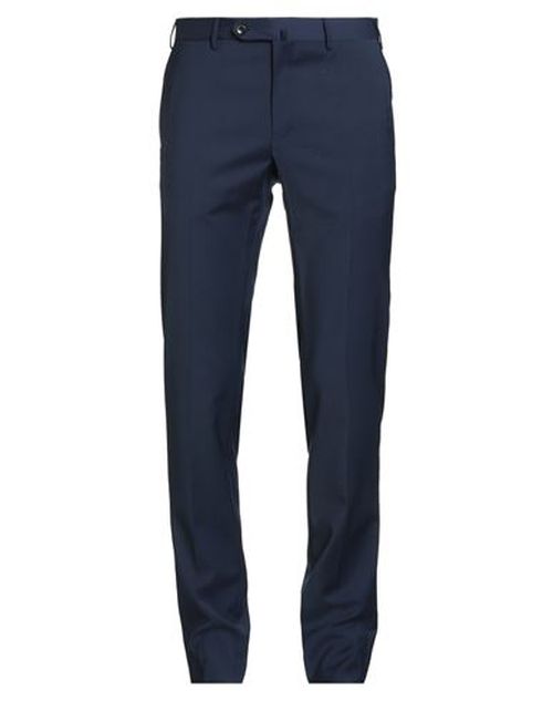 Man Pants Navy Size 32 Polyester, Wool, Elastane
