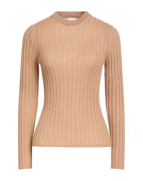 Alysi Woman Sweater Camel Size M Wool, Acrylic, Mohair wool, Polyamide