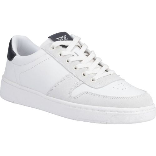 Toms Trvl Lite Court Leather Men's White/Black Trainer