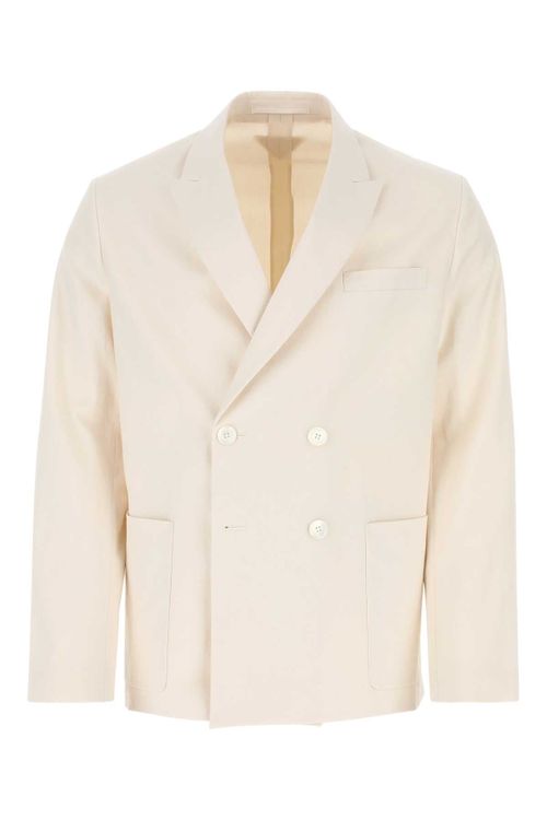 Cotton Blazer — Beige