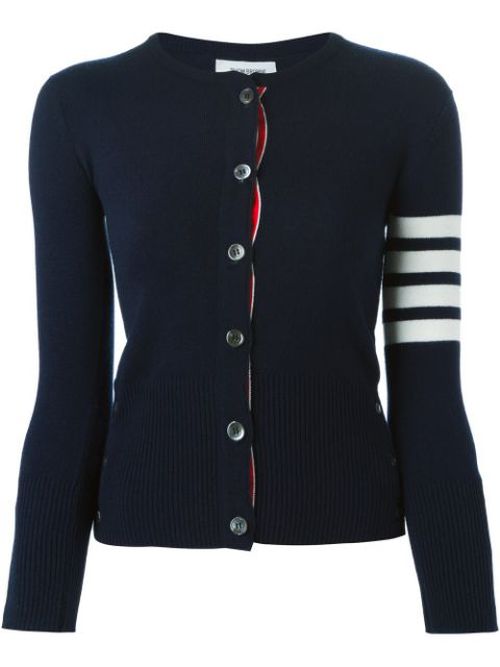 4-bar stripe cardigan