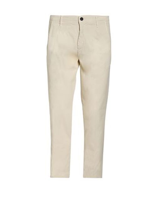 Man Pants Ivory Size 32 Cotton, Elastane