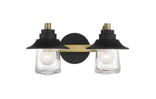 Minka Lavery Westfield Manor Bathroom Vanity Light in Sand Coal With Soft Bra