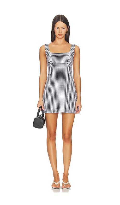 MORE TO COME Holden Mini Dress in Black,White. - XL also in L, M, S