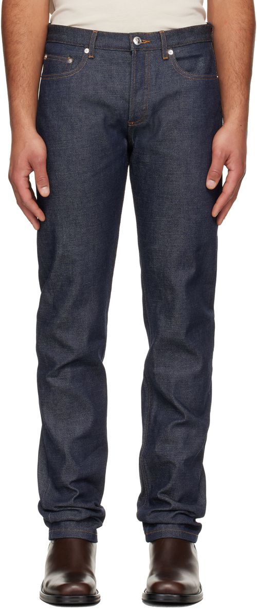 A. P.C. Navy New Standard Jeans