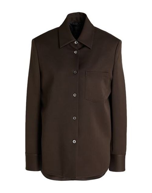 Woman Jacket Dark brown Size 2 Wool
