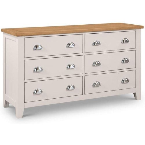 Elegant 6 Drawers Wide Chest