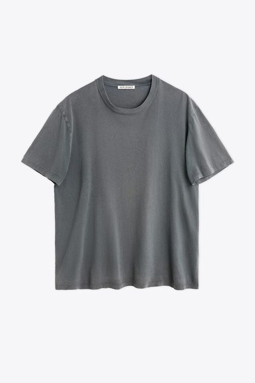 Box T-shirt Boxy fit grey cotton t-shirt - Box T-Shirt