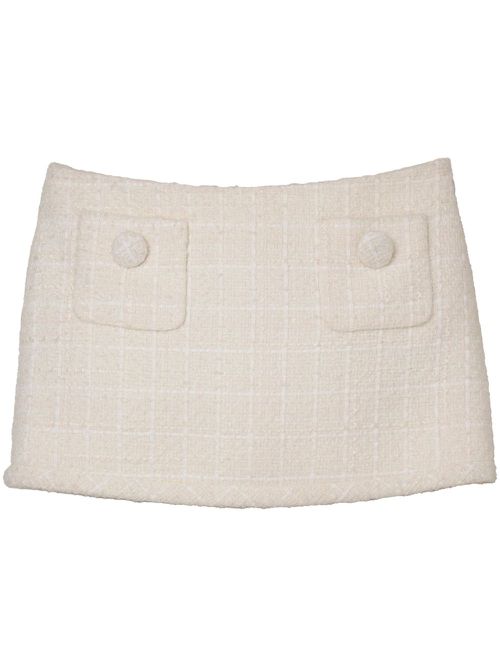 - Tweed Mini Skirt