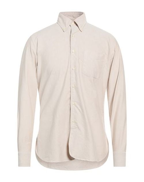 Man Shirt Beige Size M Cotton