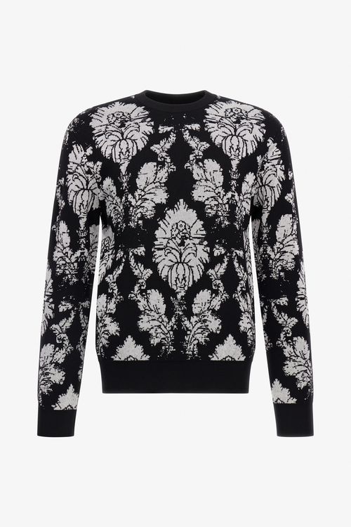 Broccato Print Sweater