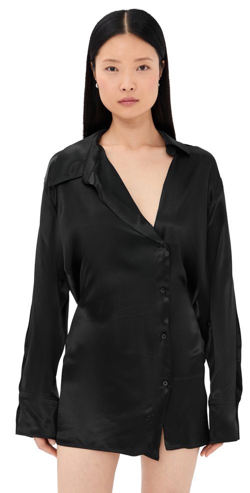 Mini Shirtdress Black