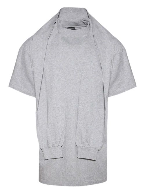 Incognito hooded layered T-shirt - Grey