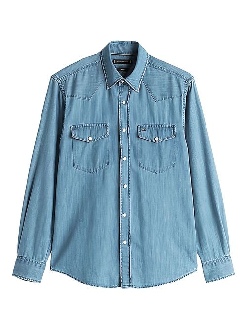 Tommy Hilfiger Western-style denim shirt - Blue