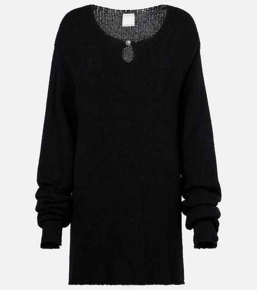 Cotton, silk, and cashmere sweater