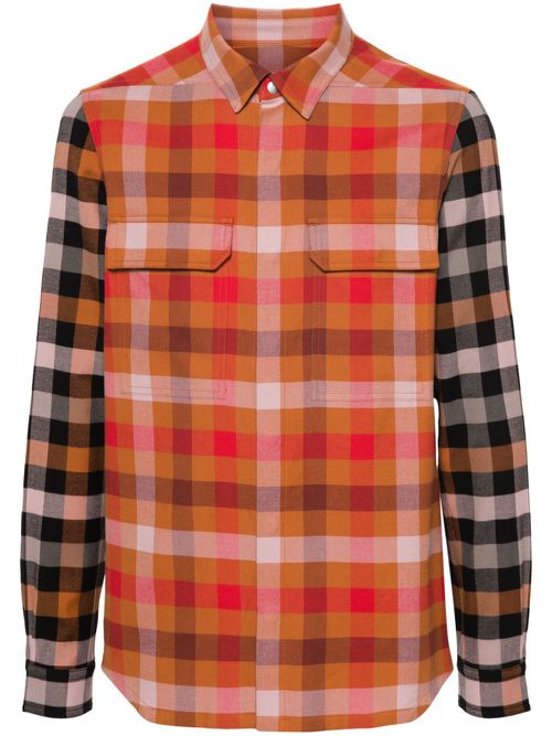 Plaid flannel shirt - Red