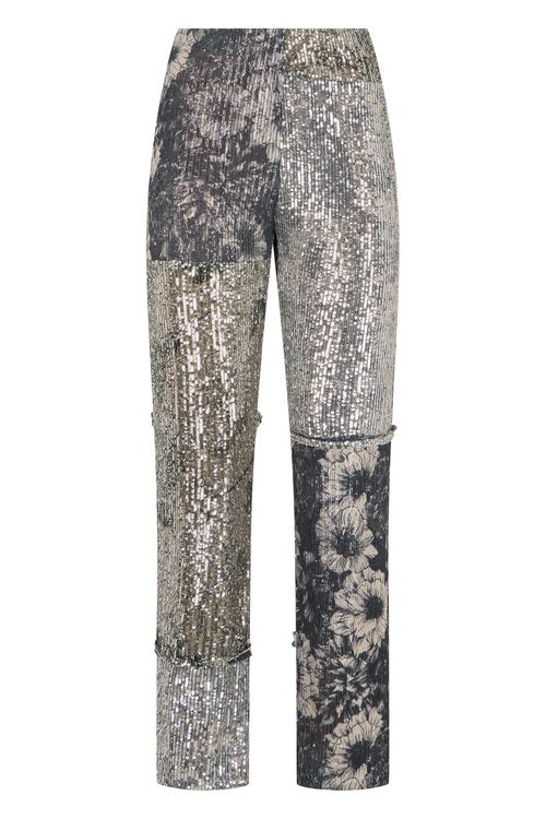 Patchwork Sequin Trousers