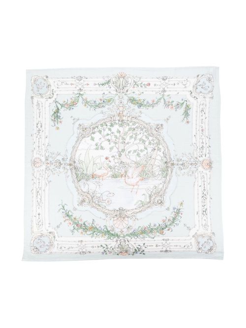 Tapestry organic cotton blanket - Green