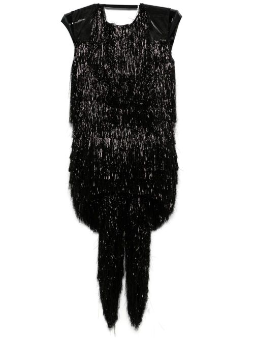 Fringed top - Black