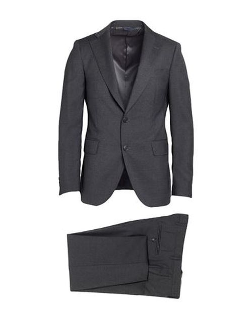 Man Suit Charcoal Size 36 Virgin Wool
