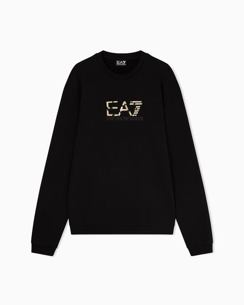 Premium Label cotton crew-neck sweatshirt