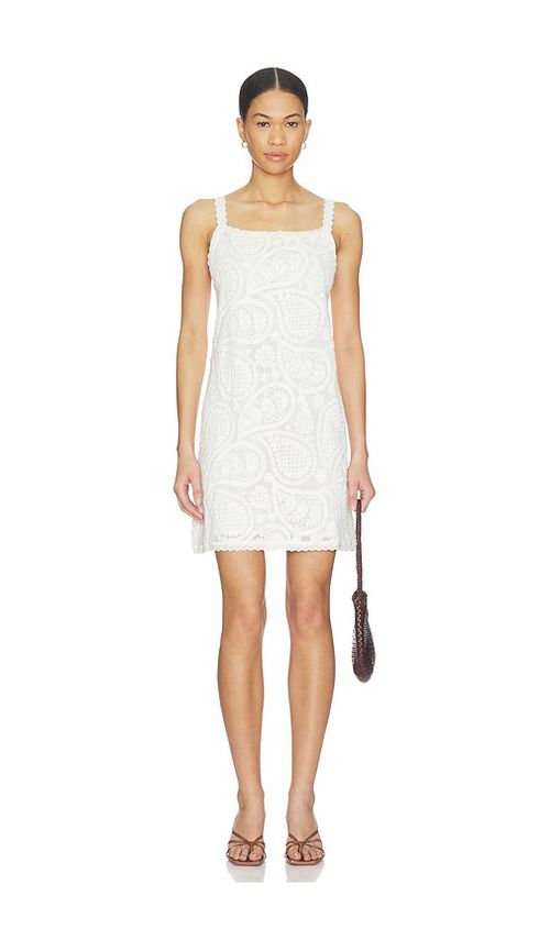Cleobella Asahi Mini Dress in White. - S also in XS, M