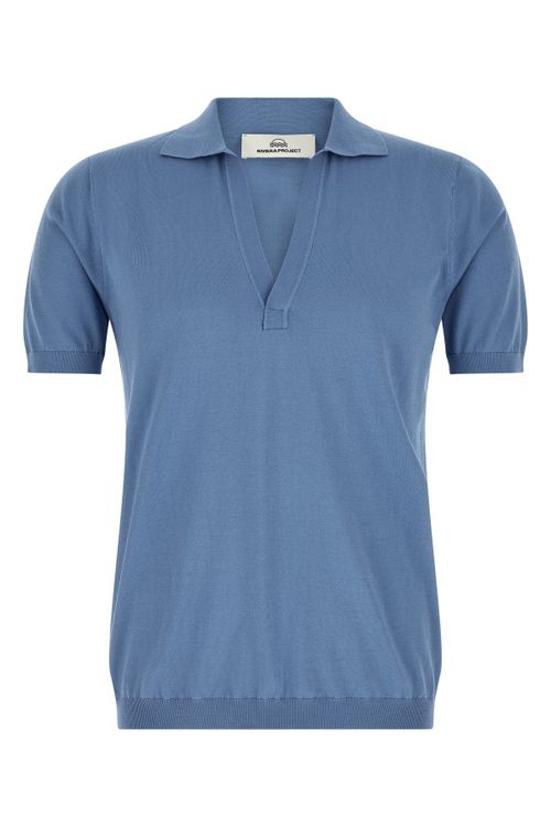 Open Collar Polo Shirt