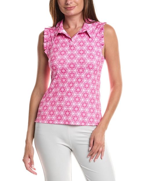 Sleeveless Ruffle Top